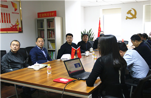 济南市委组织部调研组莅临suncitygroup太阳集团信息调研党建工作